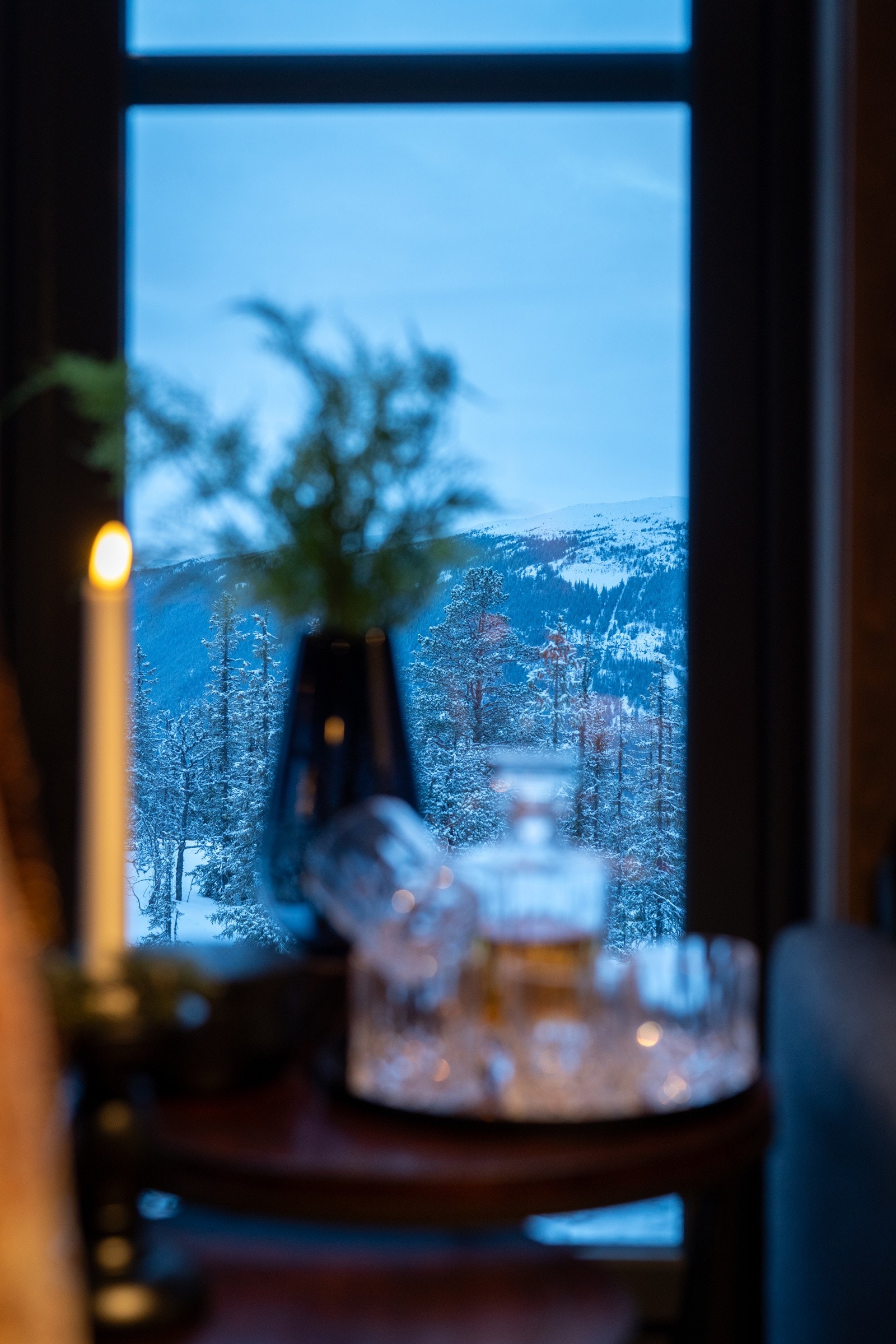 Bilde fra ferdigstilt hytte på Kollen Galleribilde