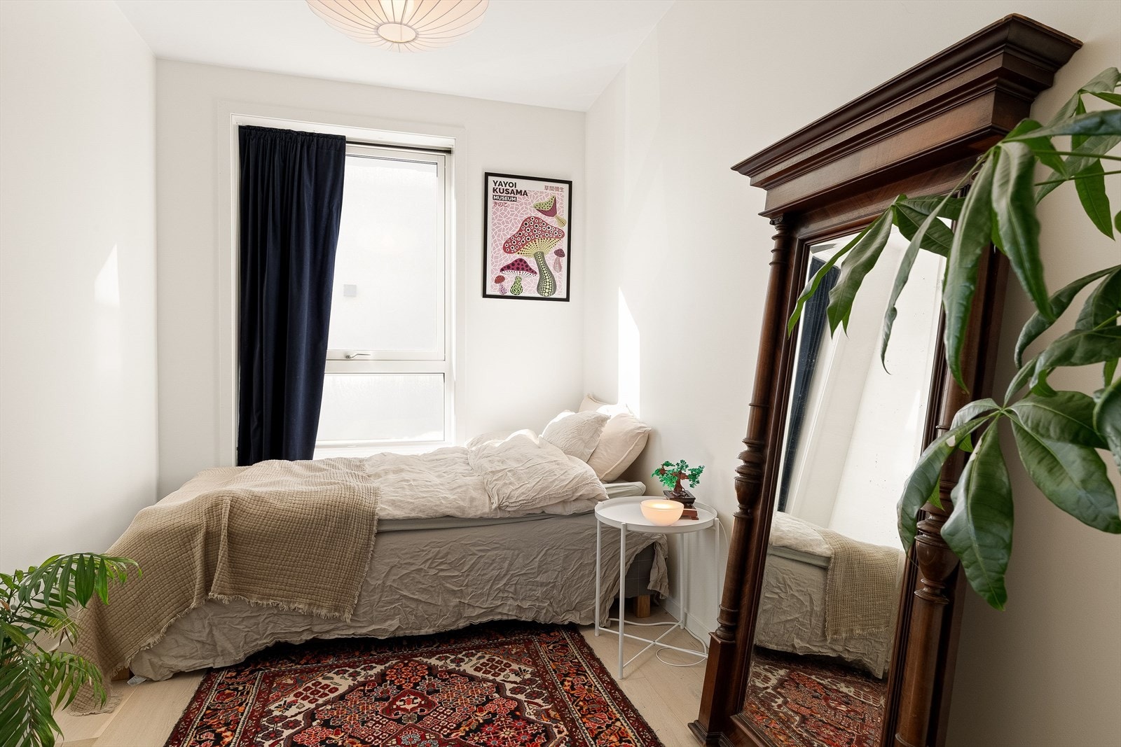 Det fjerde rommet er i dag benyttet som gjesterom. Galleribilde