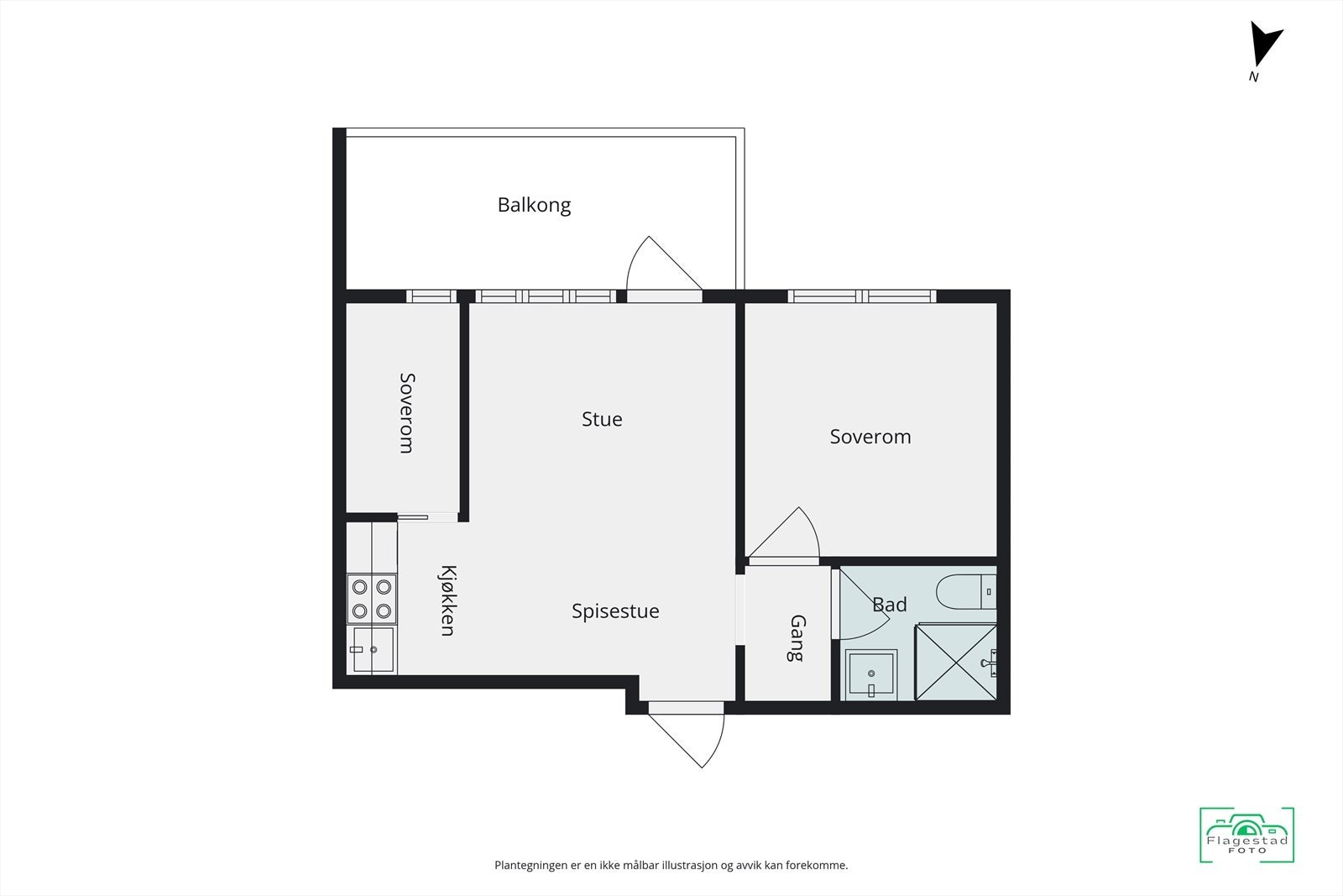Plantegning Galleribilde