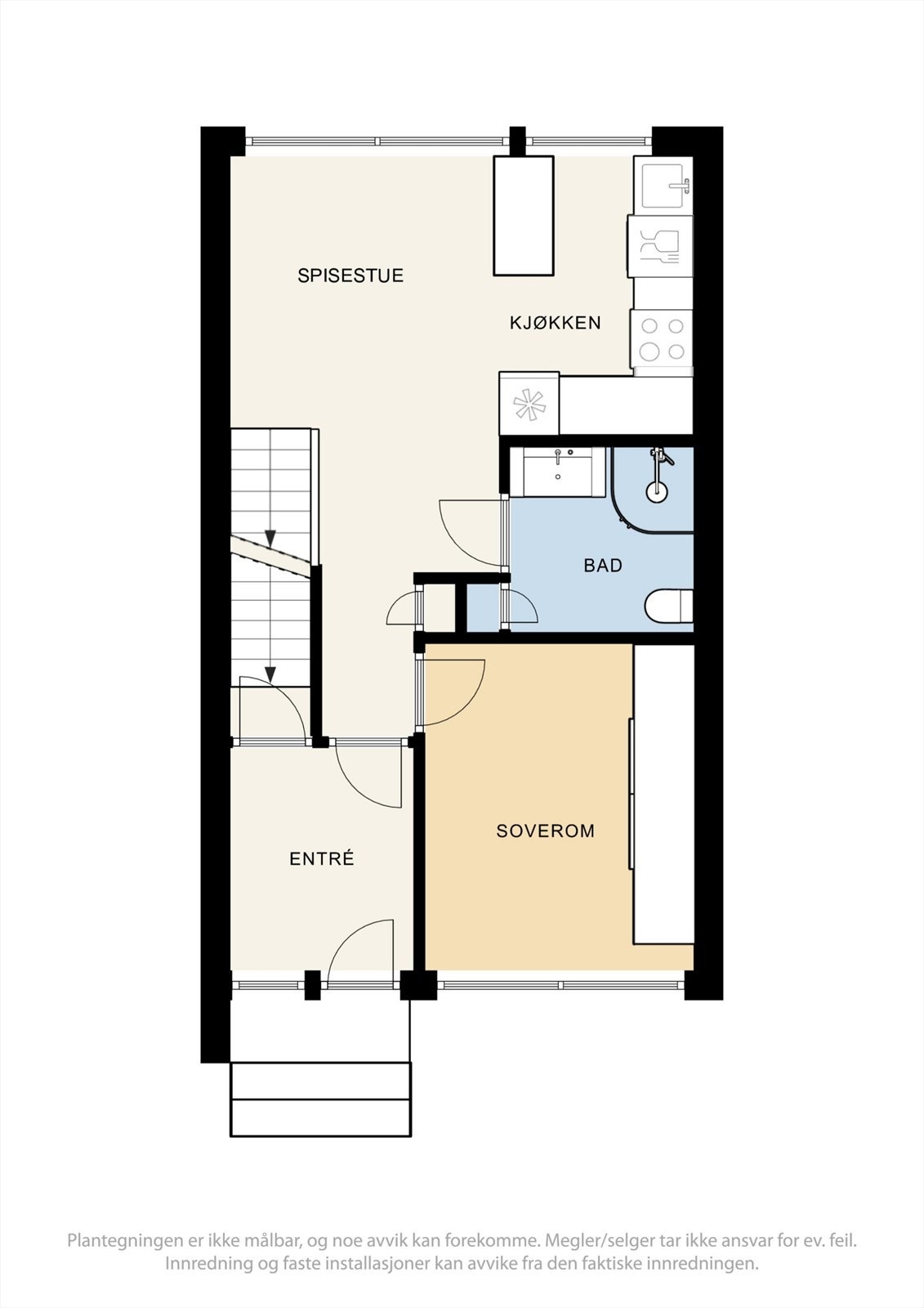 Planskisse 1. etasje Galleribilde