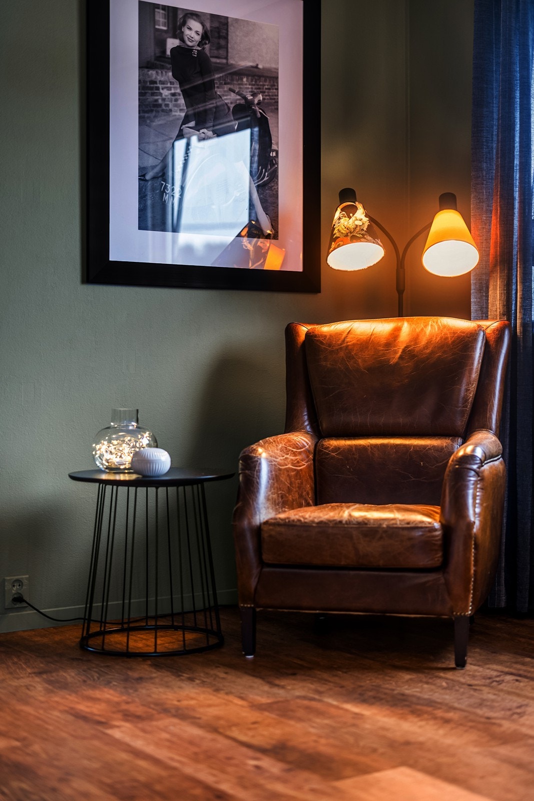 En hyggelig krok for lesing eller avslapning. Galleribilde