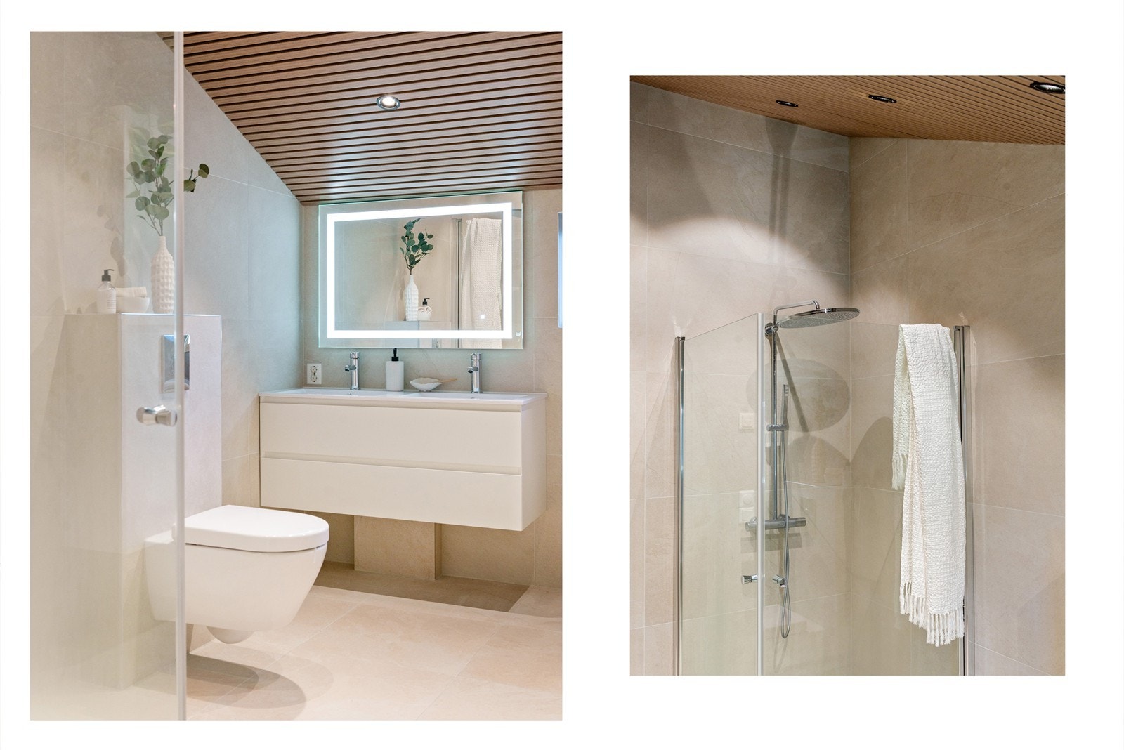 Legg merke til det flotte spiletaket med spotter. Galleribilde