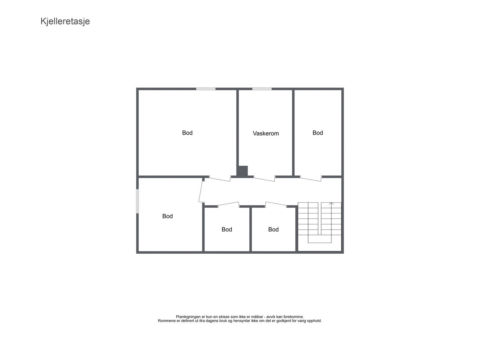 Kjeller. Vaskerom og masse bodplass. Galleribilde