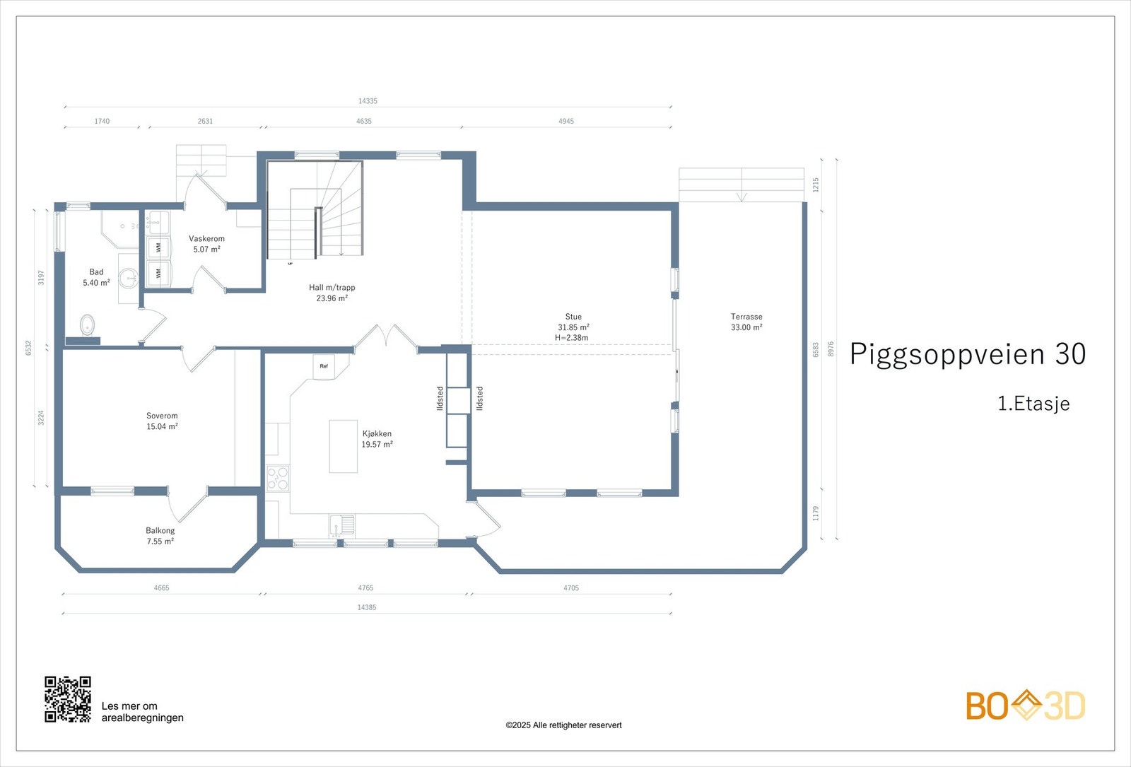 Planskisse. Galleribilde