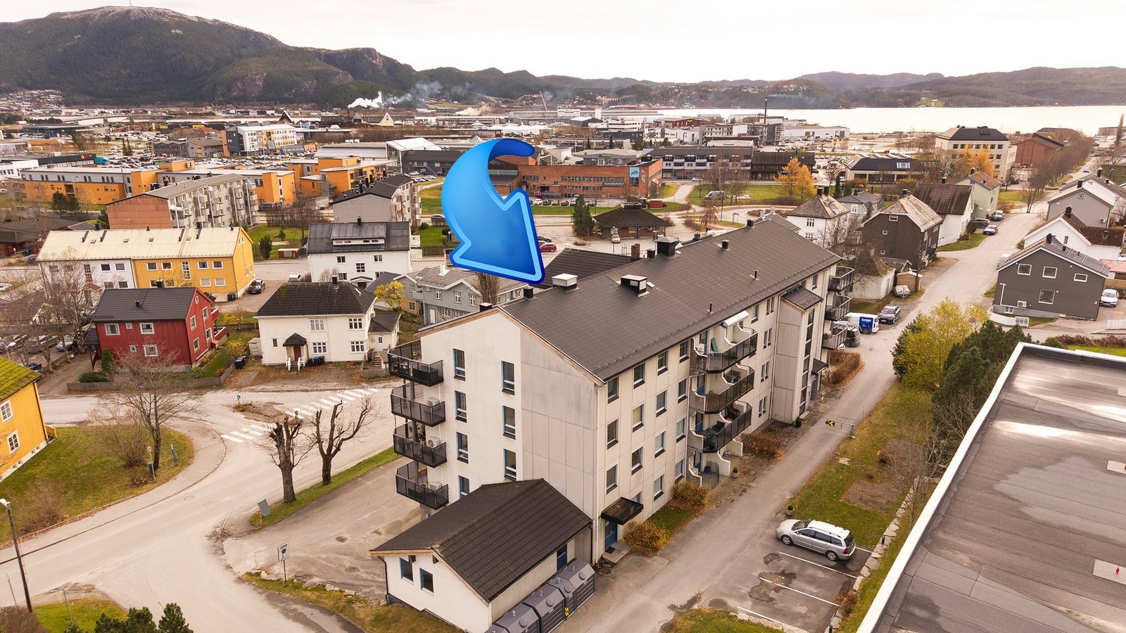 Oversiktsbilde av nærmiljøet Galleribilde