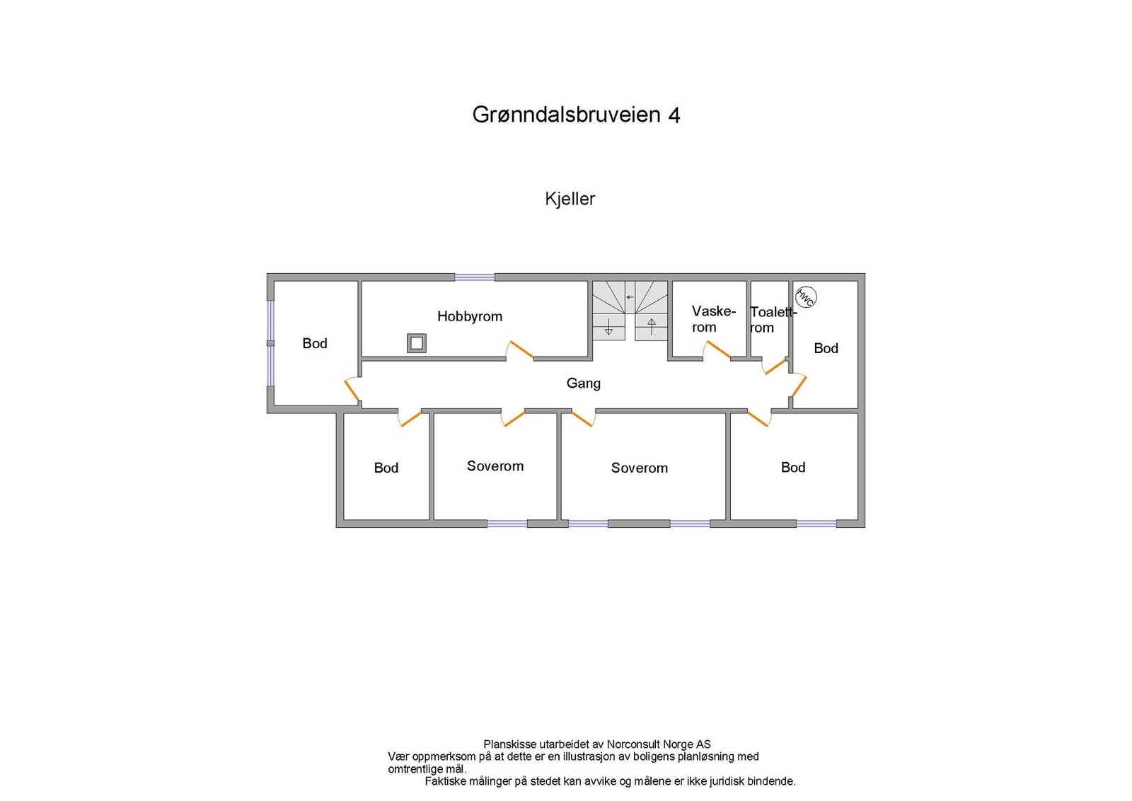 Planskisse - Kjeller Galleribilde