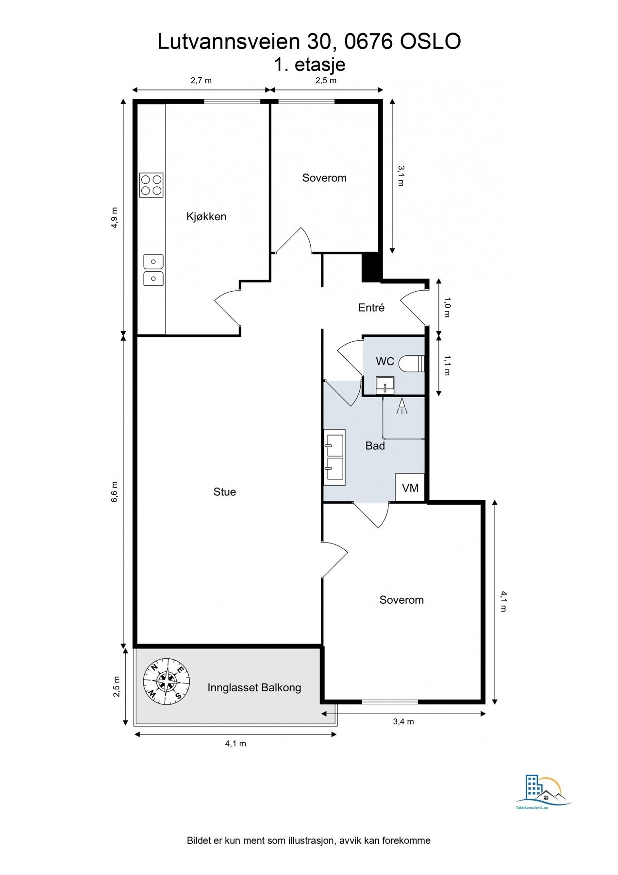 Plantegning Galleribilde