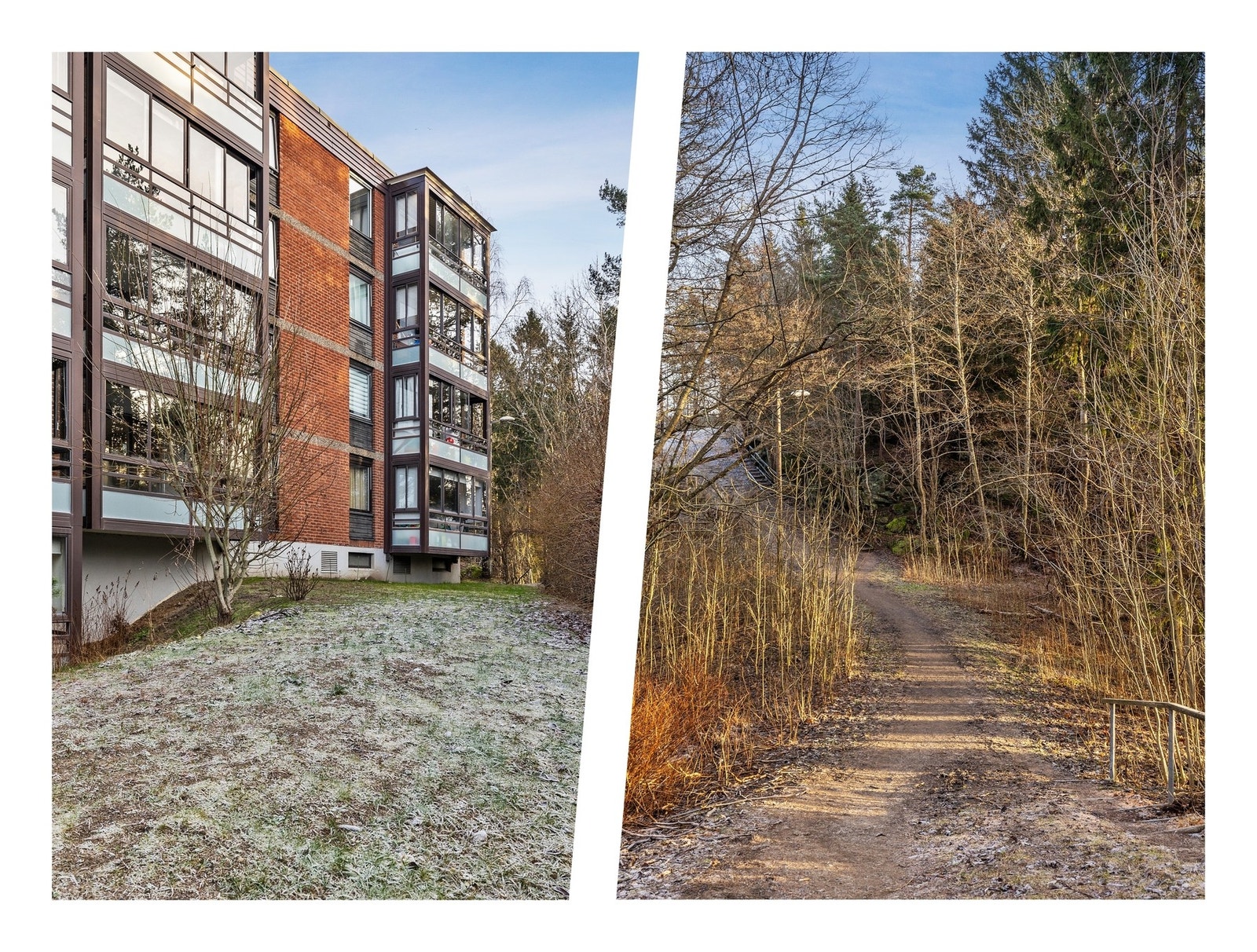 Boligen byr på herlig beliggenhet i nærheten av tursti rett ut til skog og mark. Herfra er det enkelt å komme seg til Lutvannet Galleribilde