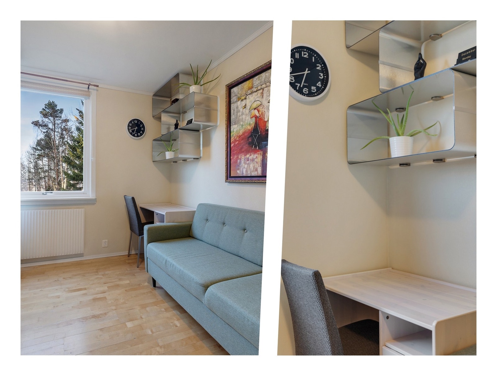 Nåværende eier har benyttet soverommet som kontor/gjesterom Galleribilde