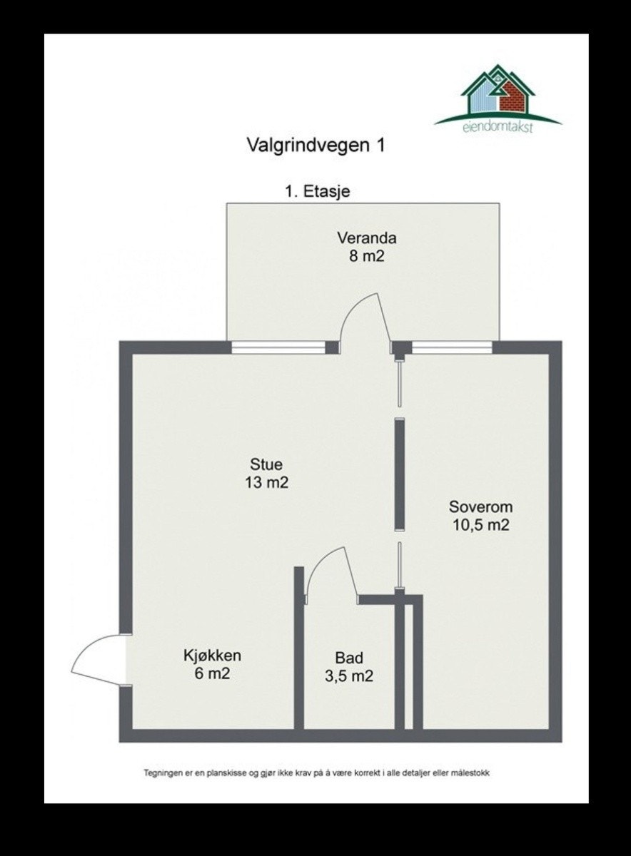 Plantegning Galleribilde