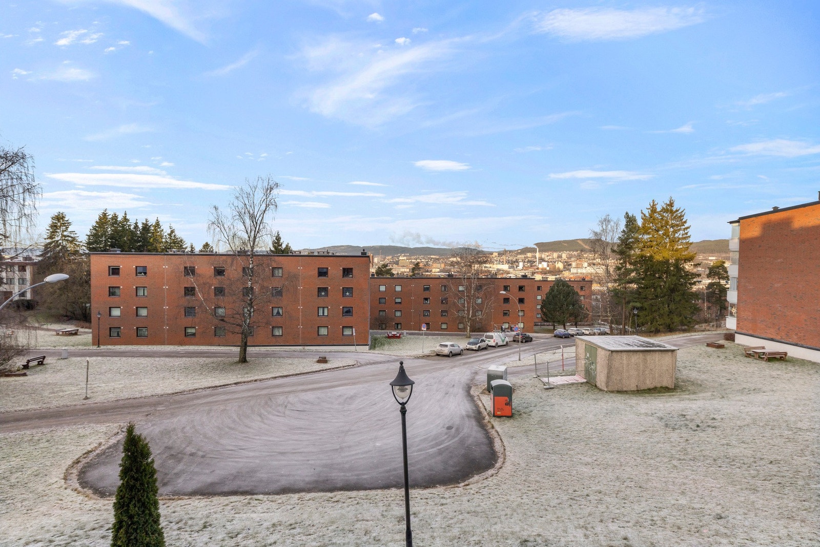 Utsikt fra balkongen Galleribilde