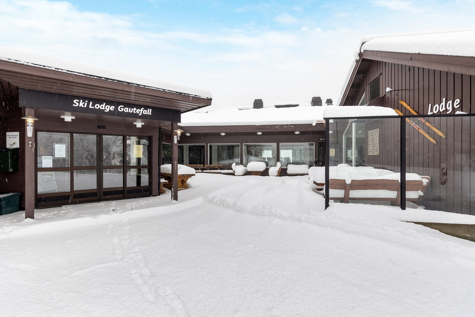 Ski Lodge med blant annet bar og restaurant. Galleribilde