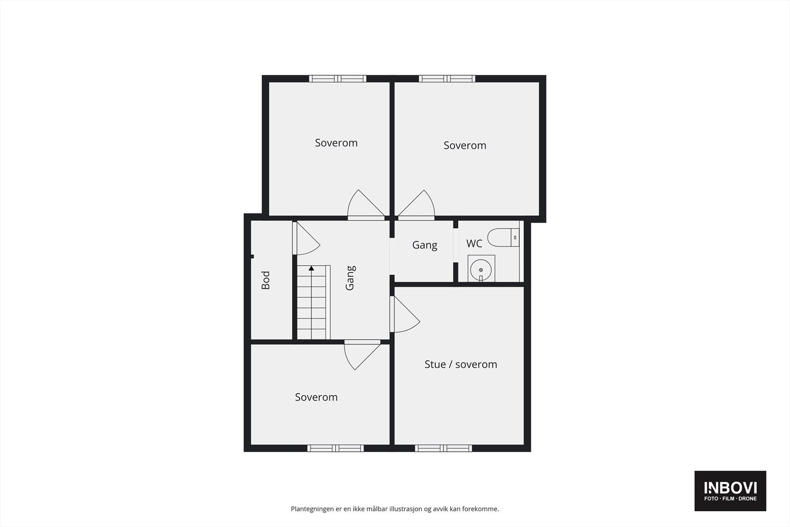 Plantegning 2. etasje Galleribilde