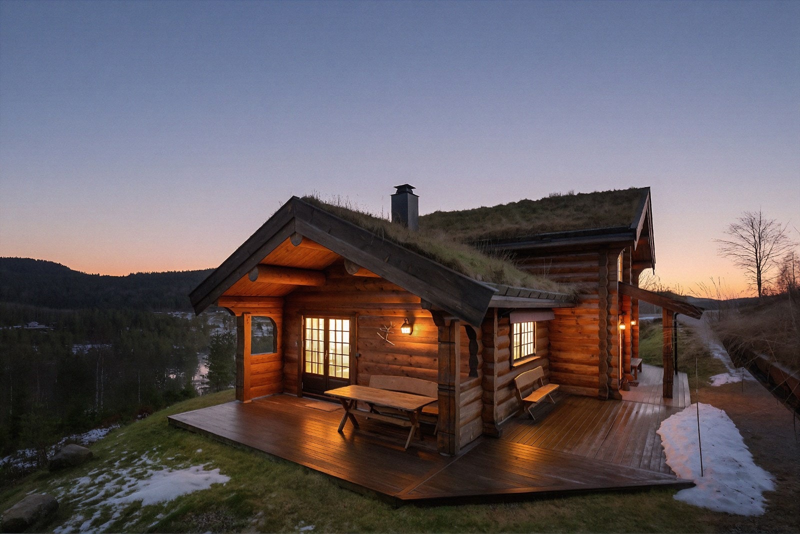 Hytta ligger usjenert til med nydelige uteplasser og nærhet til flott turterreng sommer som vinter. Galleribilde