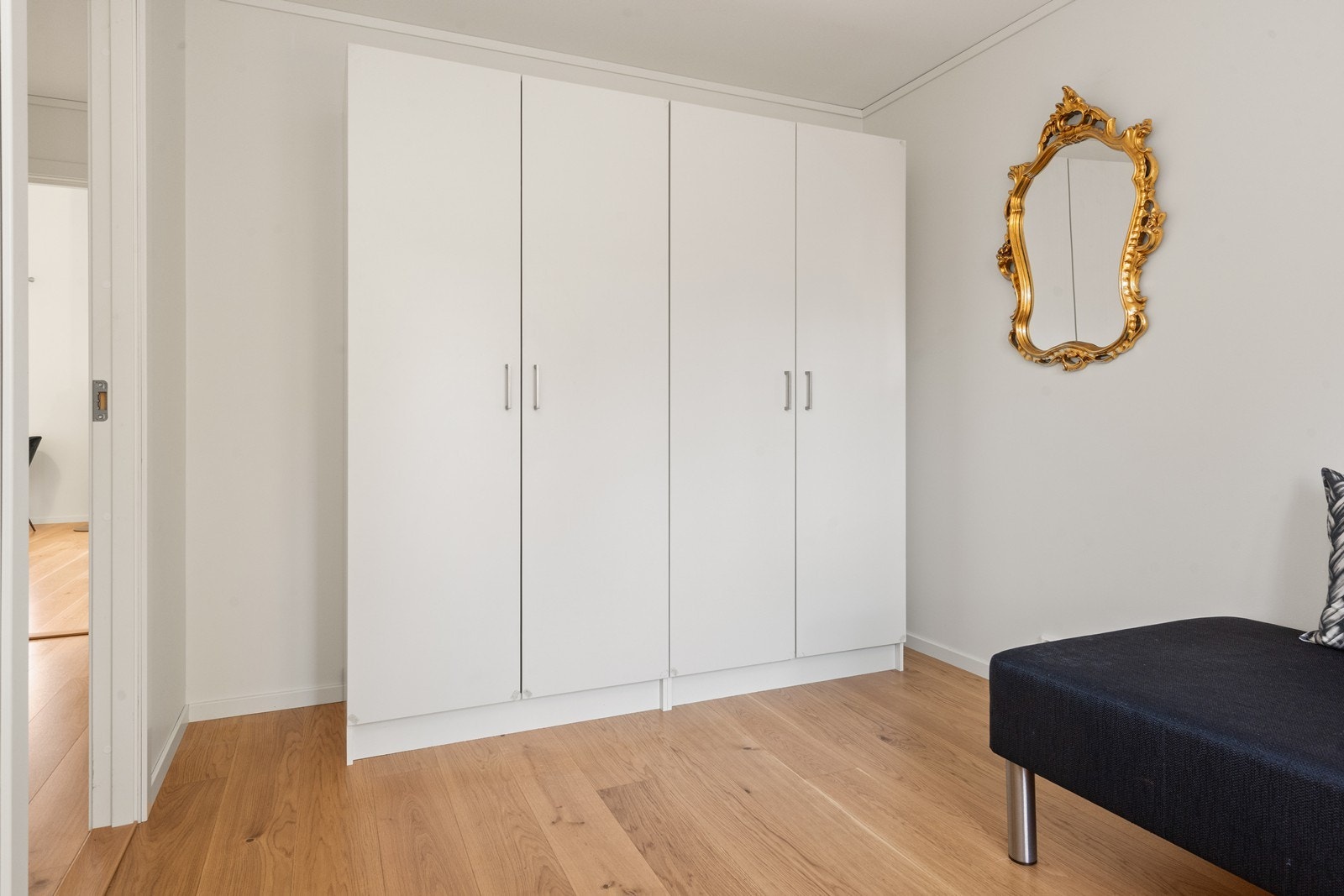 Hovedsoverommet har god plass til en garderobeløsning. Galleribilde