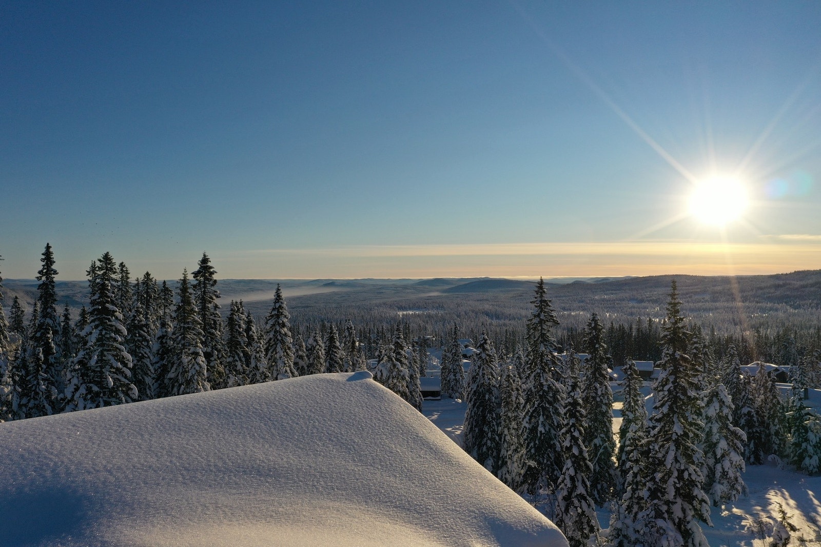 Kort vei til Langrenssporet , og det er et fint utgangspunkt for korte og lange turer. Galleribilde
