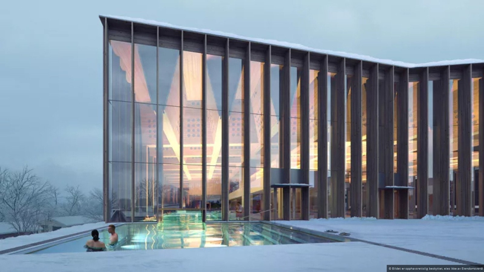 Rett ved ligger det nye Tøyenbadet. Et fantastisk tilskudd til området Galleribilde