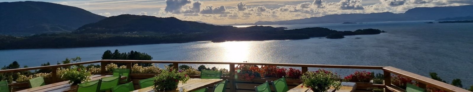 Panoramautsikt - her på GULLHAUG har du faktisk 360 graders utsikt. Galleribilde