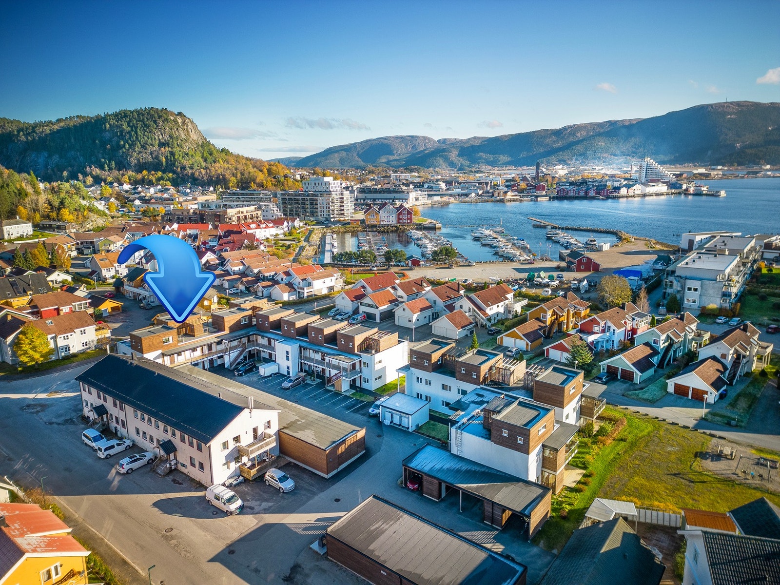 Flott 4-roms leilighet med attraktiv beliggenhet på Vestre Havn i Namsos Galleribilde