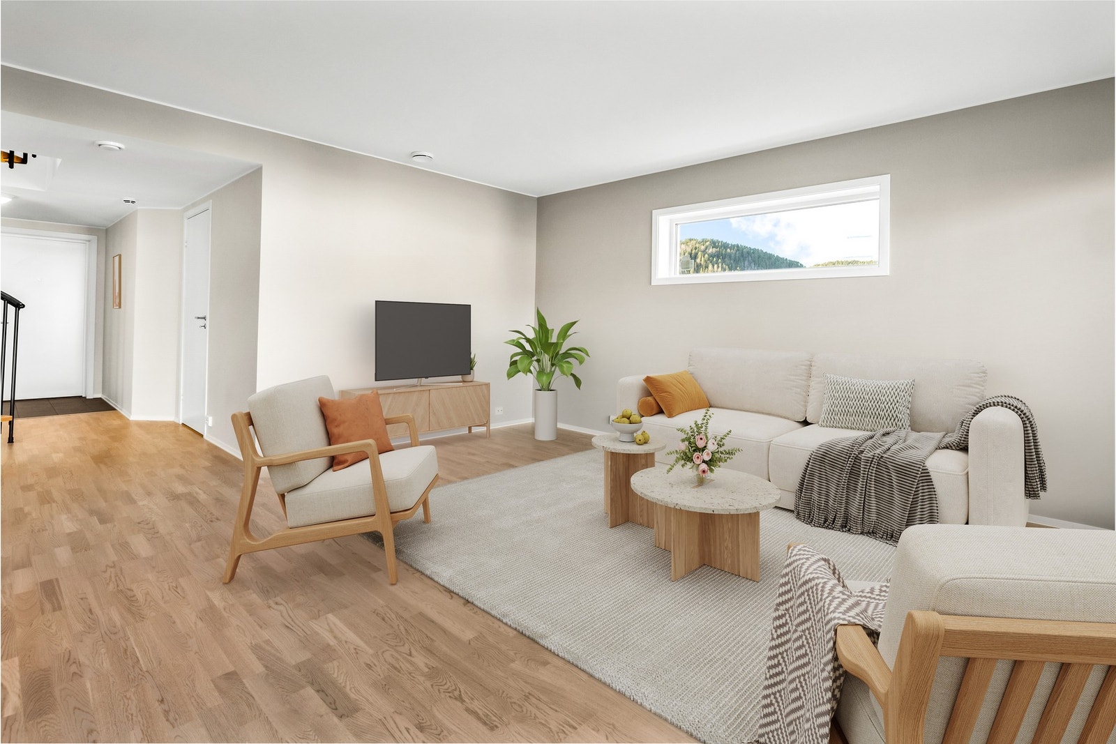 Romslig planløsning med plass til flere soner (Digitalt innredet) Galleribilde