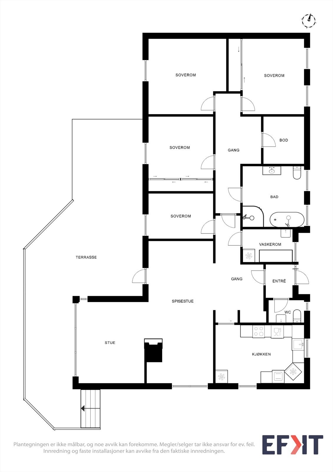 Plantegning Galleribilde