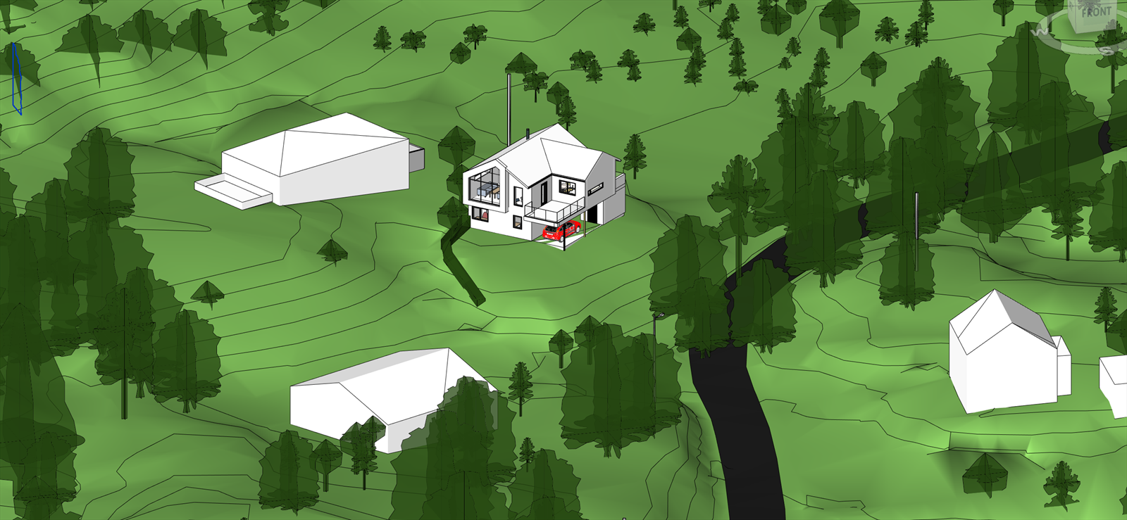 Oversiktsbilde av fradeling av tomten, se salgsoppgaven for mer informasjon. Galleribilde