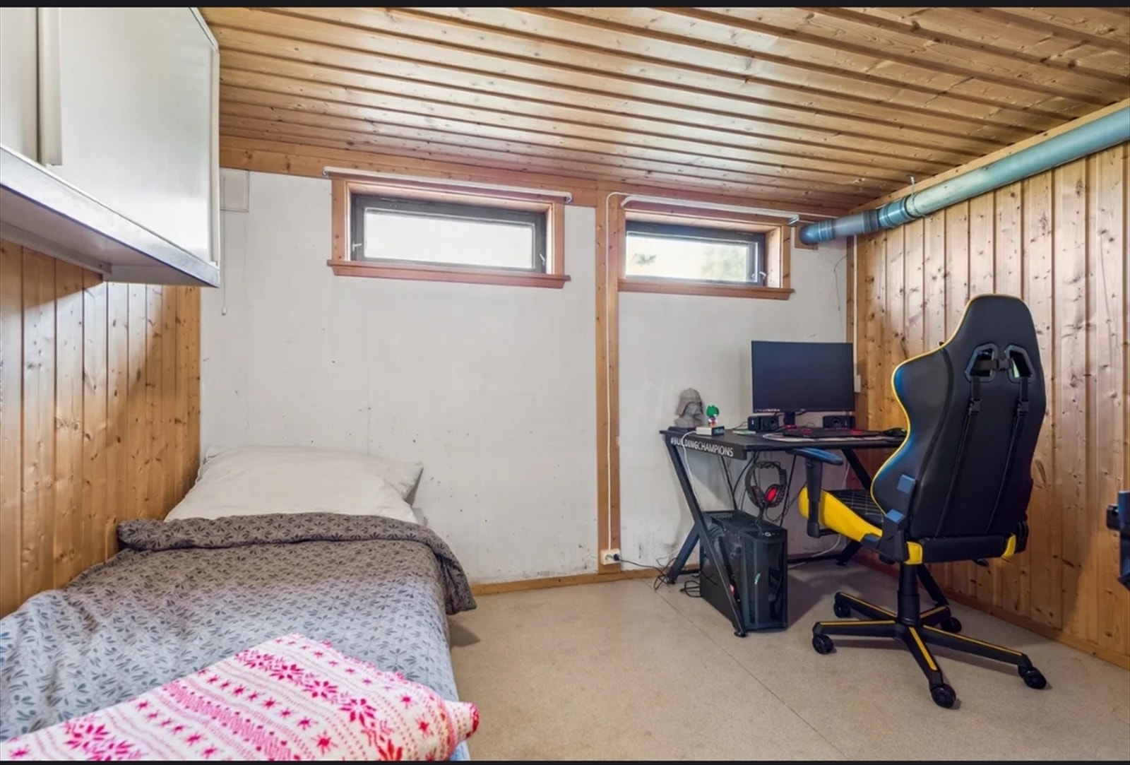 Et disponibelt rom i underetasjen som kan innredes etter ønske og behov. Galleribilde