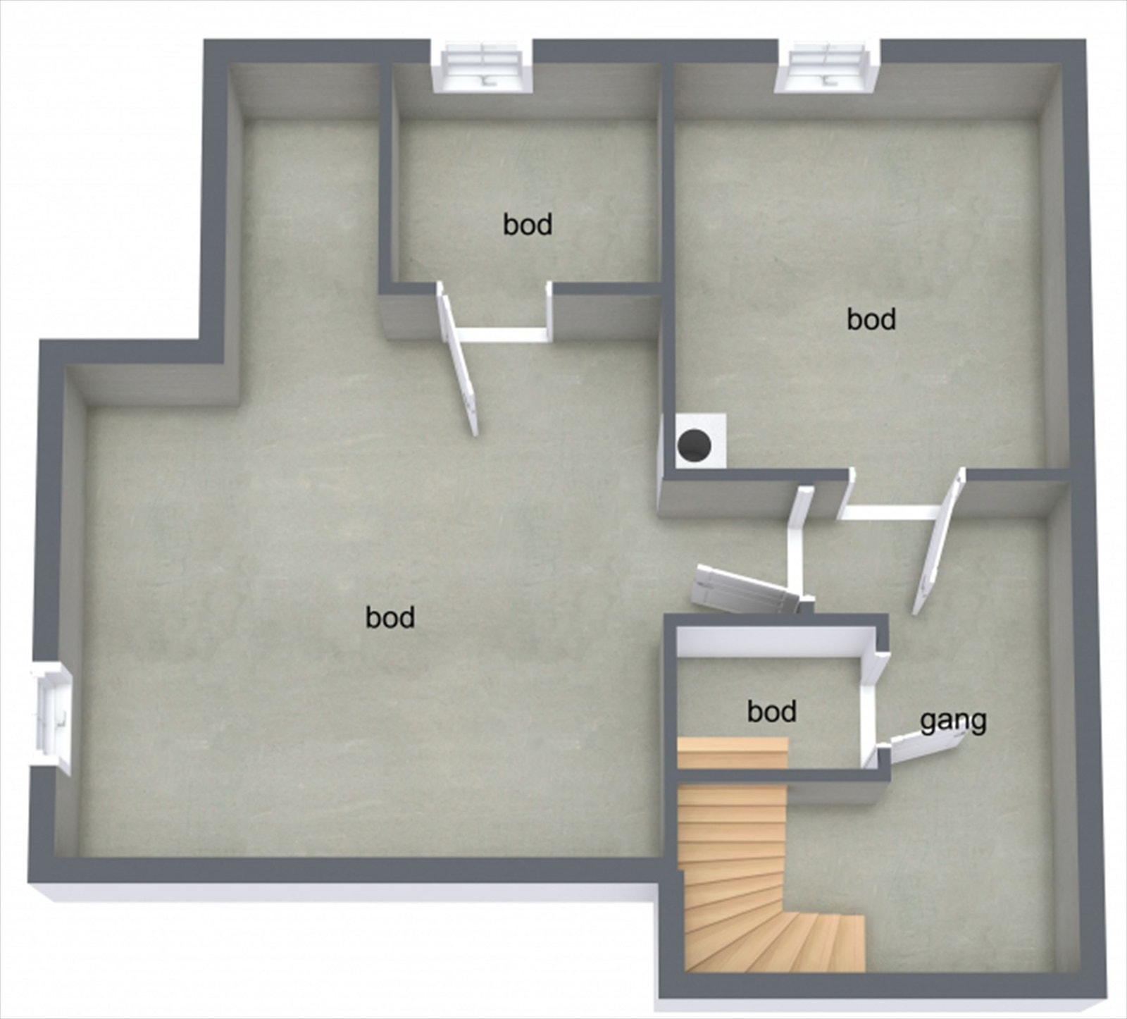Plantegning kjeller Galleribilde