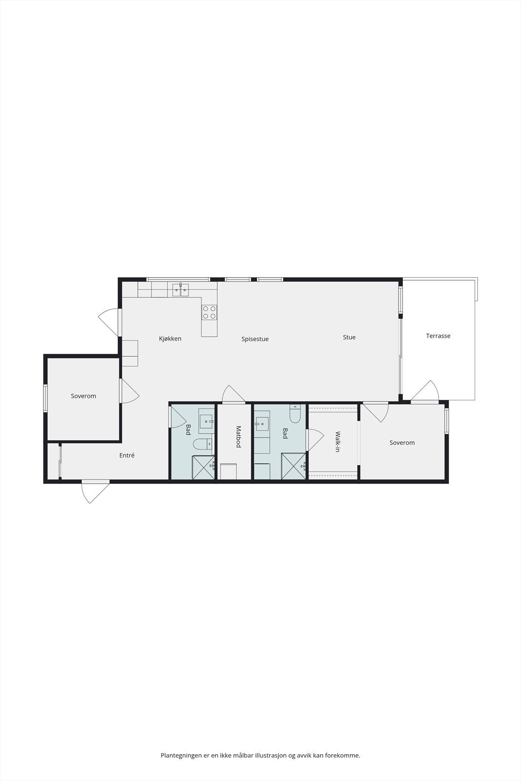 Plantegning Galleribilde