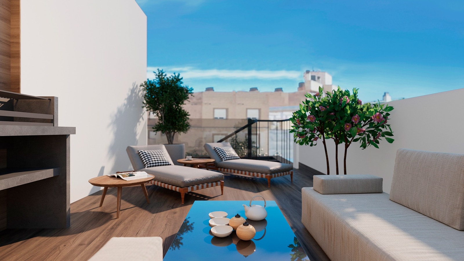 Takterrasse Galleribilde