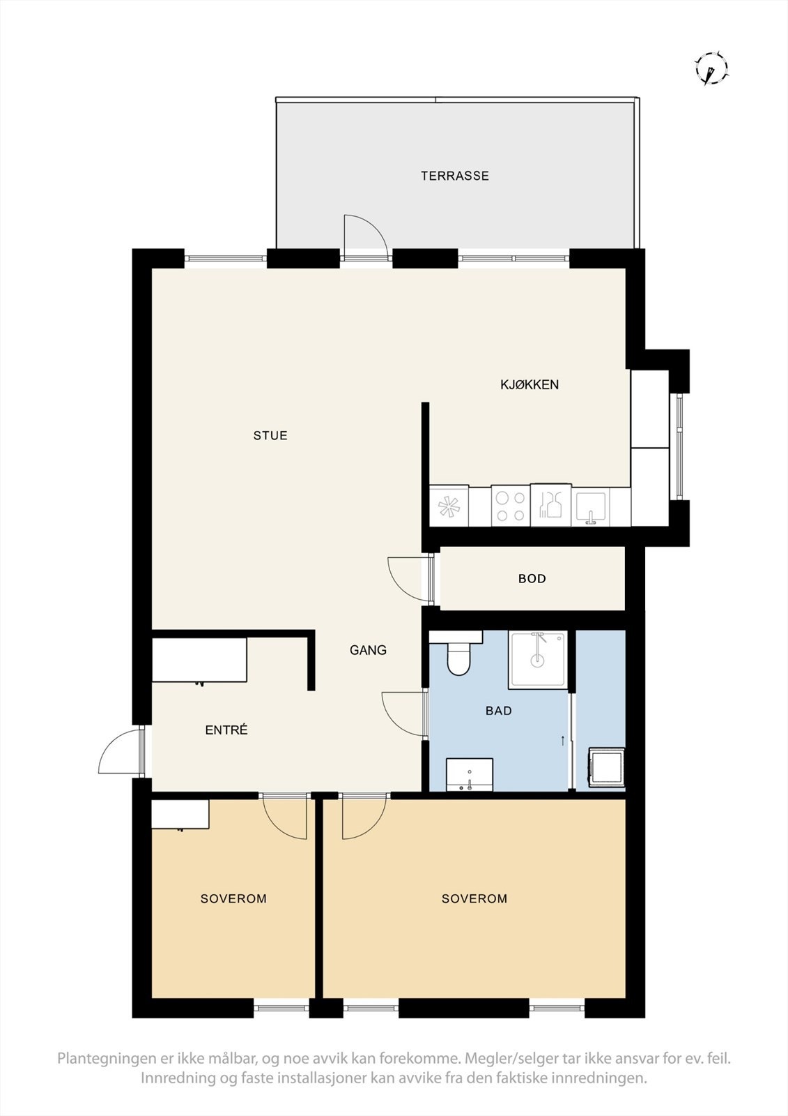 Plantegning - Eikremsvingen 73 Galleribilde