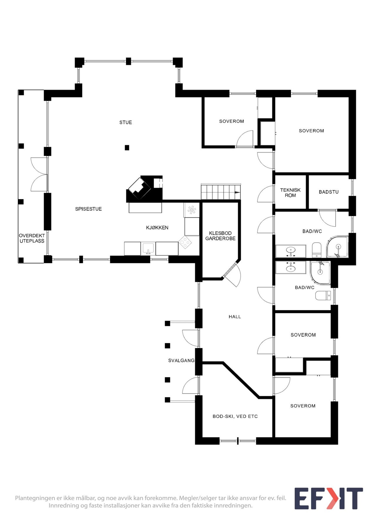 Plantegning Galleribilde