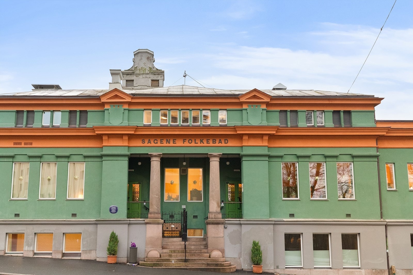 I nabolaget finner du et variert kulturliv, som her ved Sagene Folkebad. Galleribilde