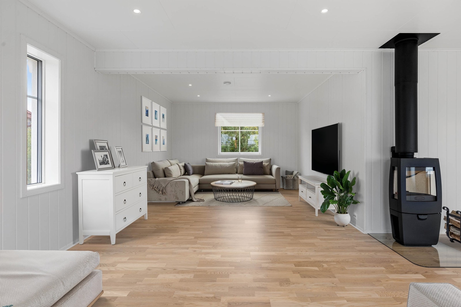 Det er egen TV-avdeling som fint kan skilles av for en livsløpsstandard. Galleribilde