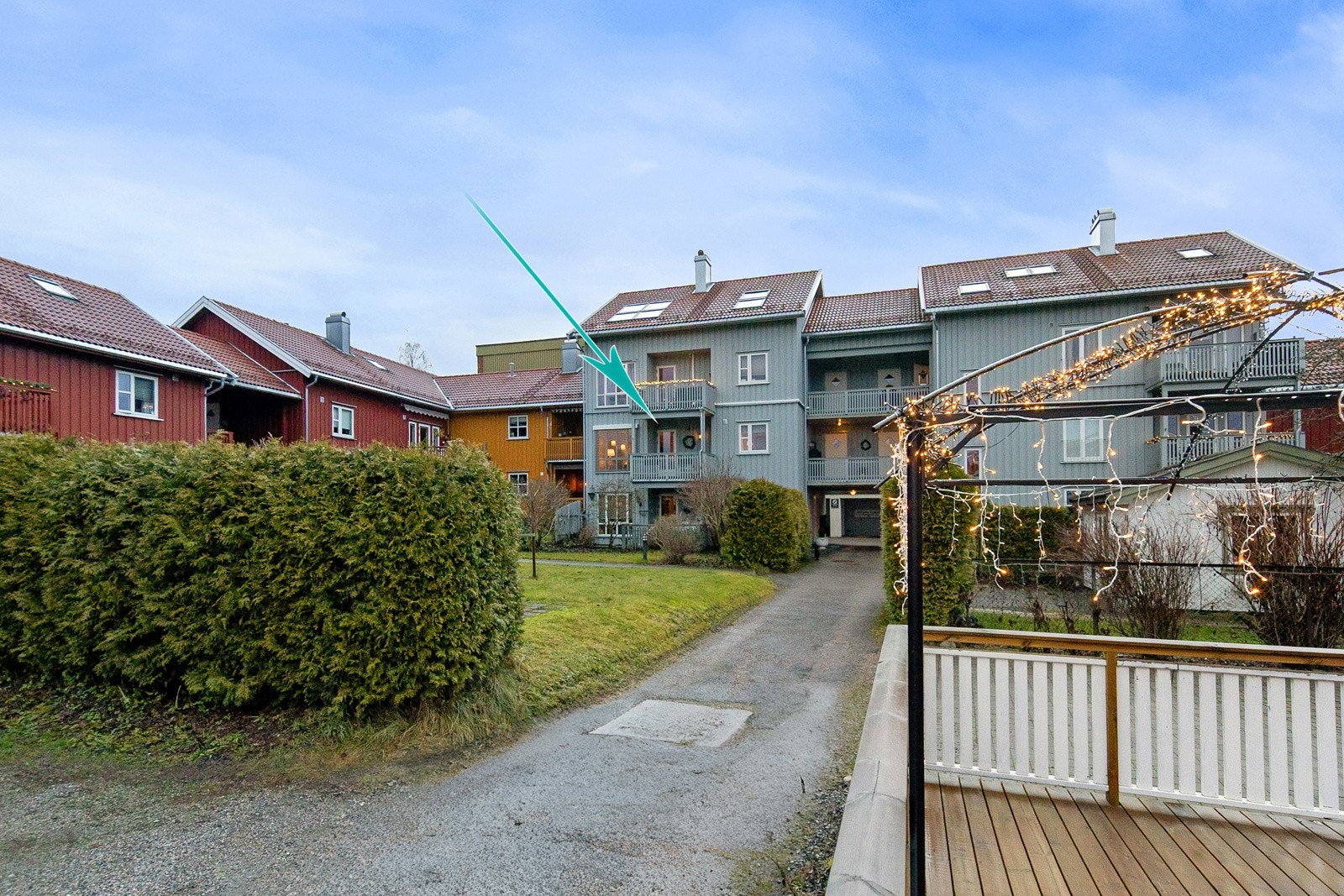 Flotte og godt ivaretatt fellesområder rett utenfor døren. Galleribilde