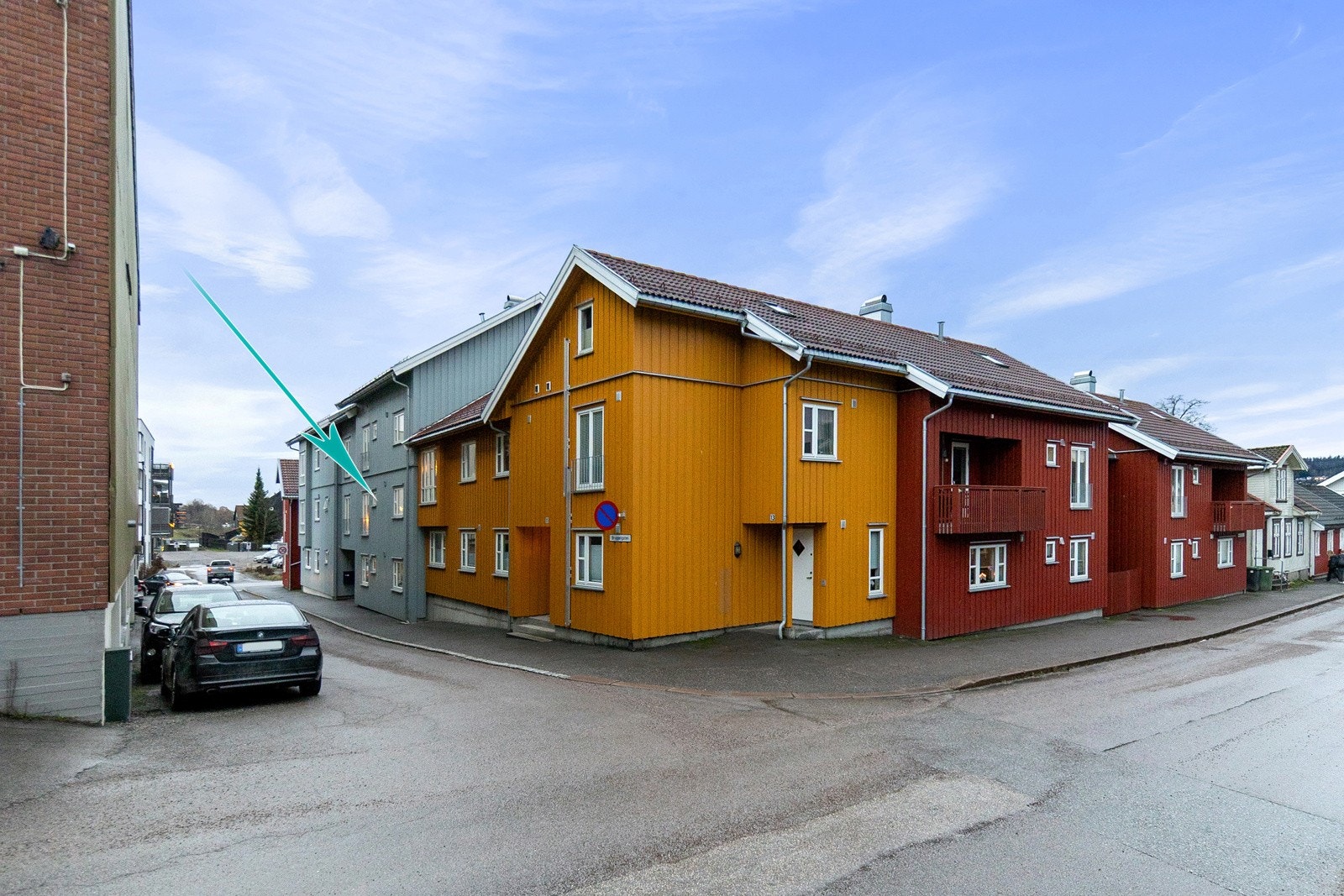 Bygget med leilighetene gir et friskt pust til den ellers etablerte bebyggelsen på bakken. Galleribilde