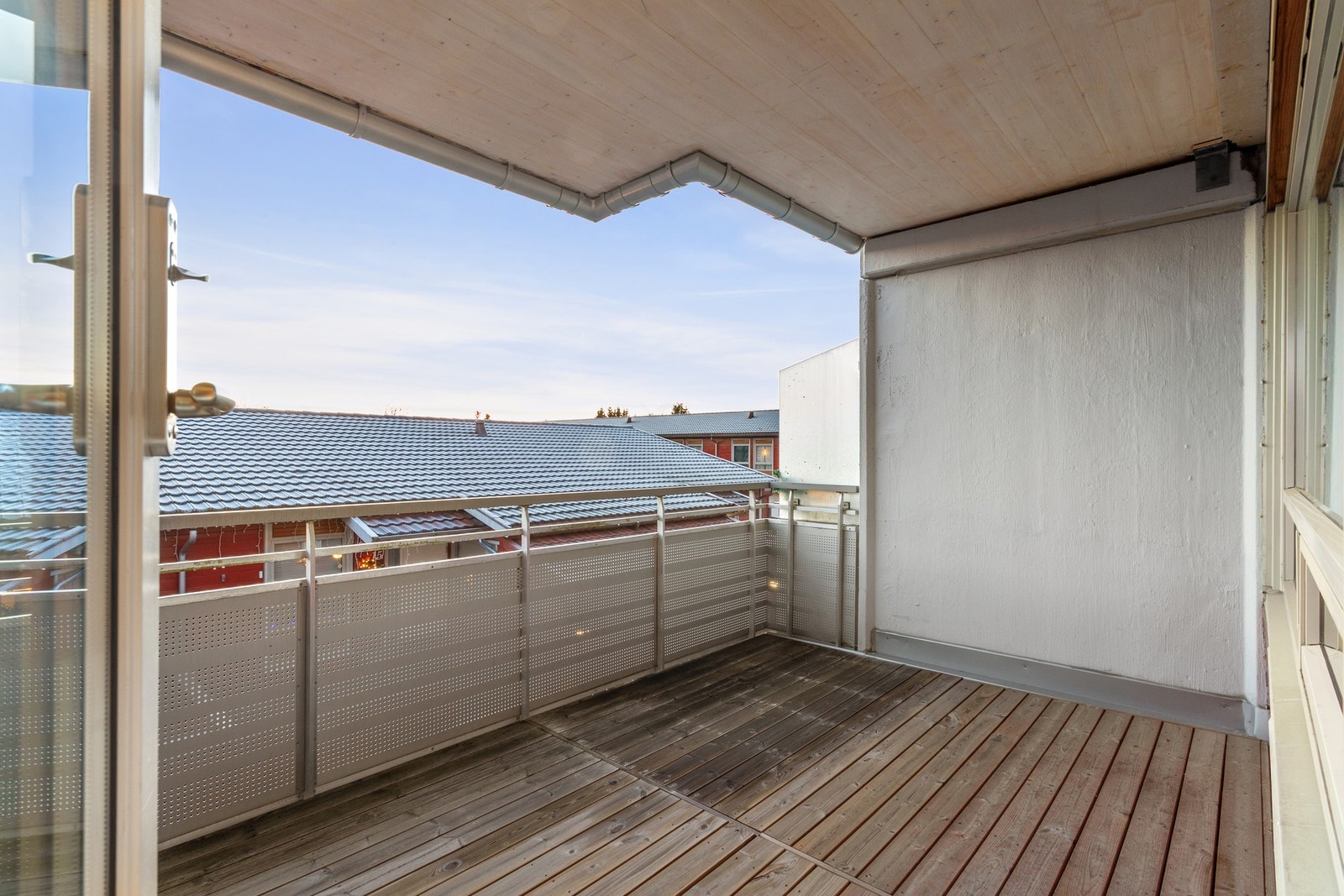 Balkong med gode solforhold. Galleribilde