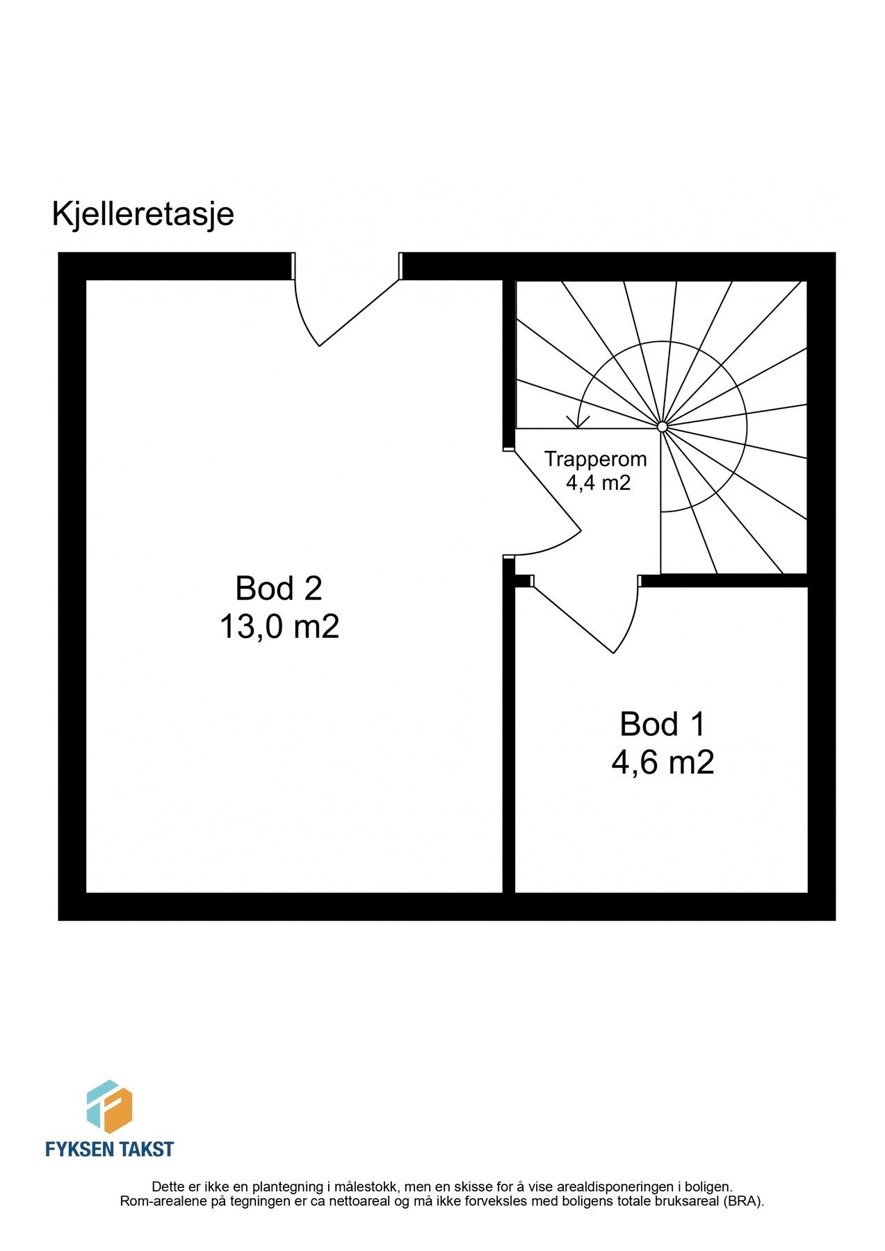 Planskisse 2,etasje. Galleribilde