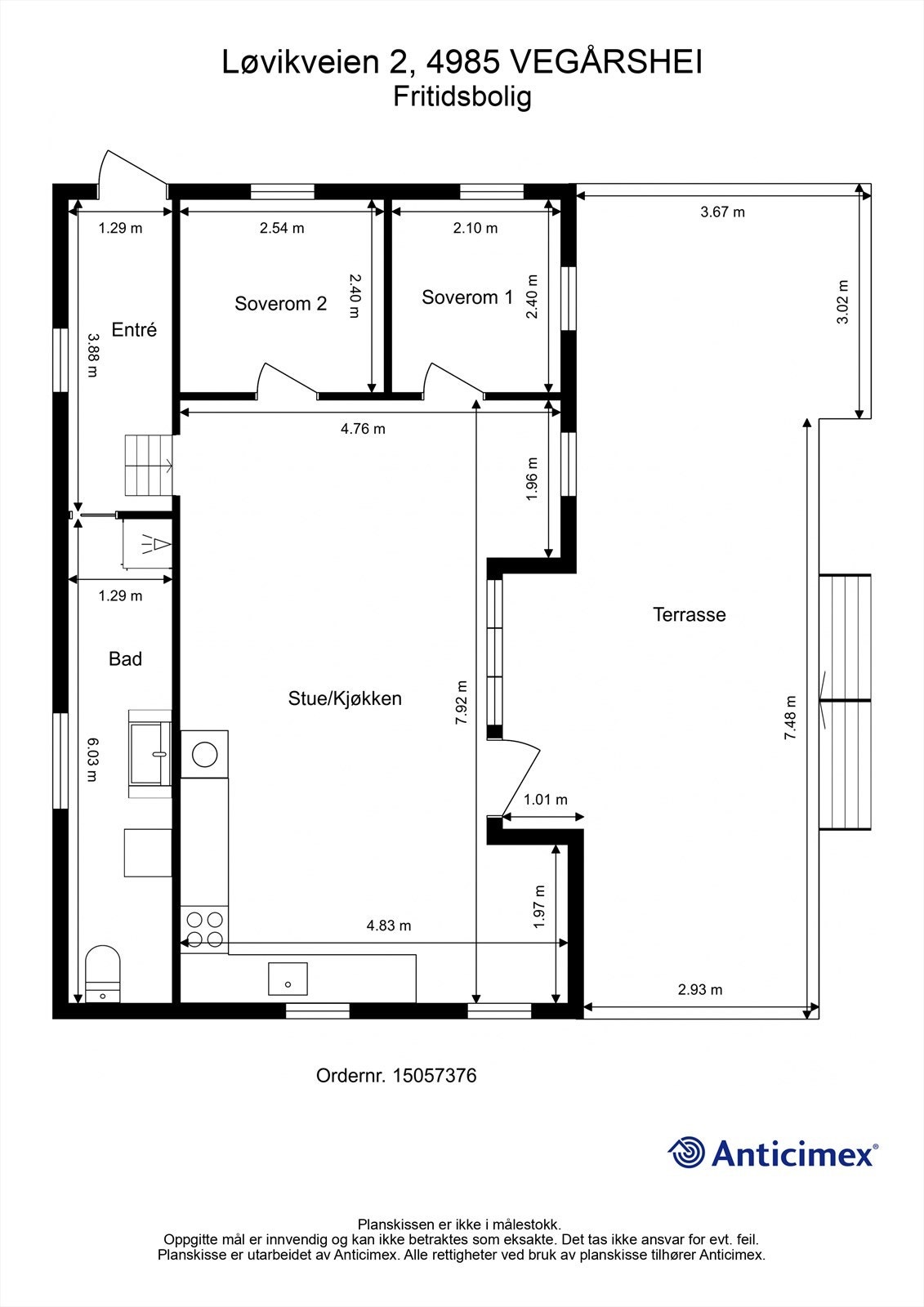 Plantegning Galleribilde