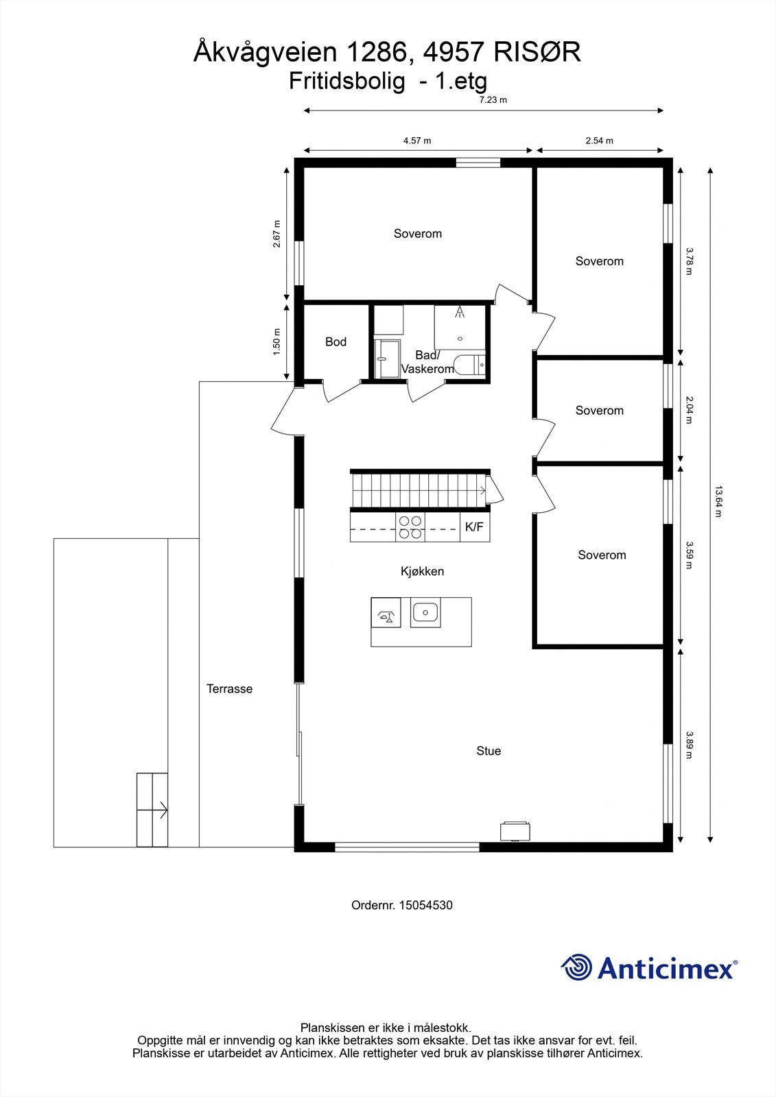 Plantegning 1 etasje Galleribilde