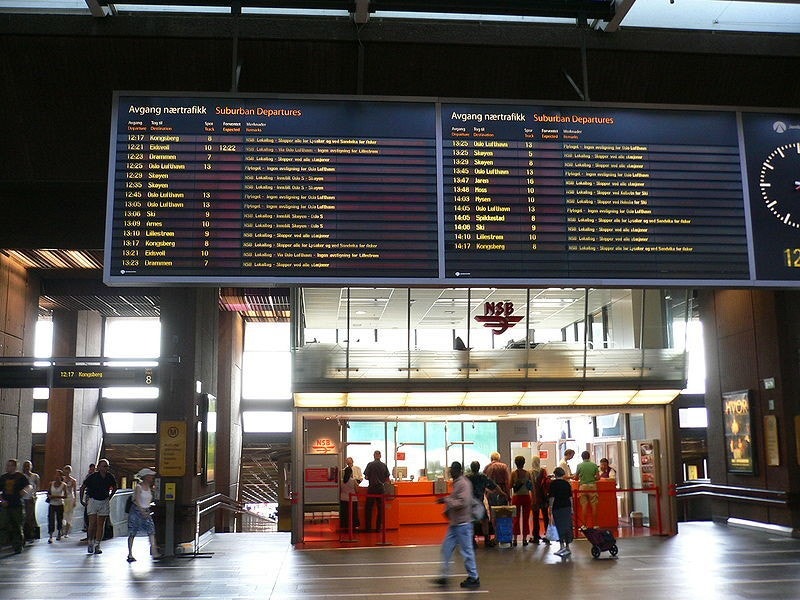 Bare ca 750 meters gange til Oslo Sentralbanestasjon Galleribilde