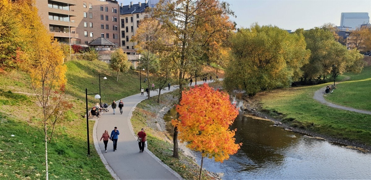 Fantastiske turveier langs med Akerselva Galleribilde