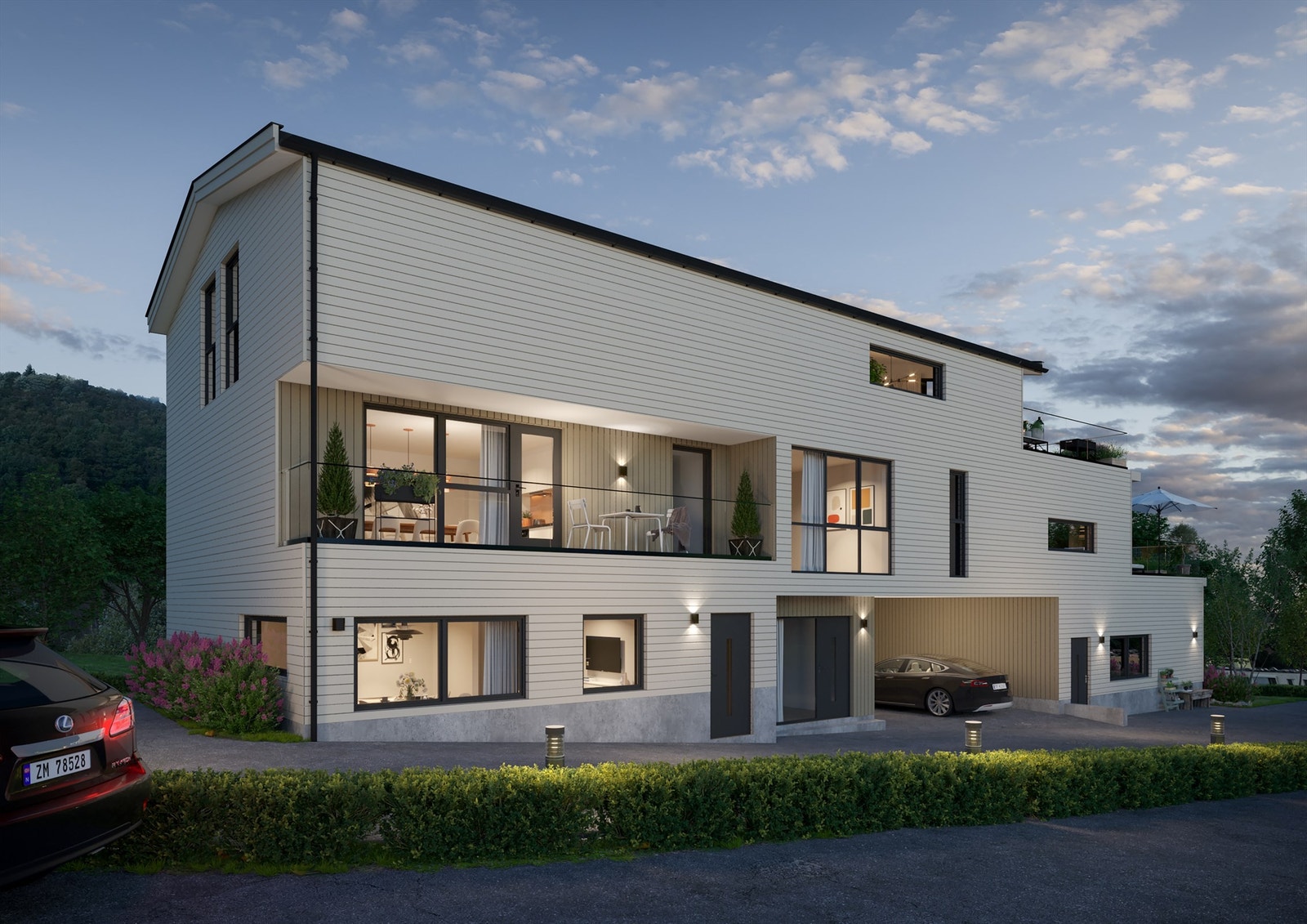 Godkjent prosjekt. Galleribilde