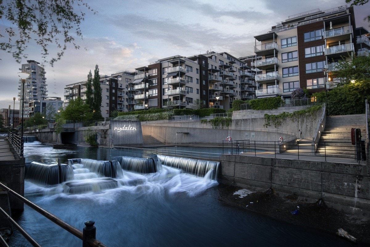 Badekulp for den badeglade rett nedenfor leiligheten. Galleribilde
