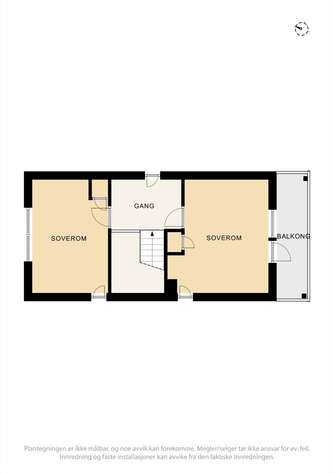 Plantegning loft Galleribilde