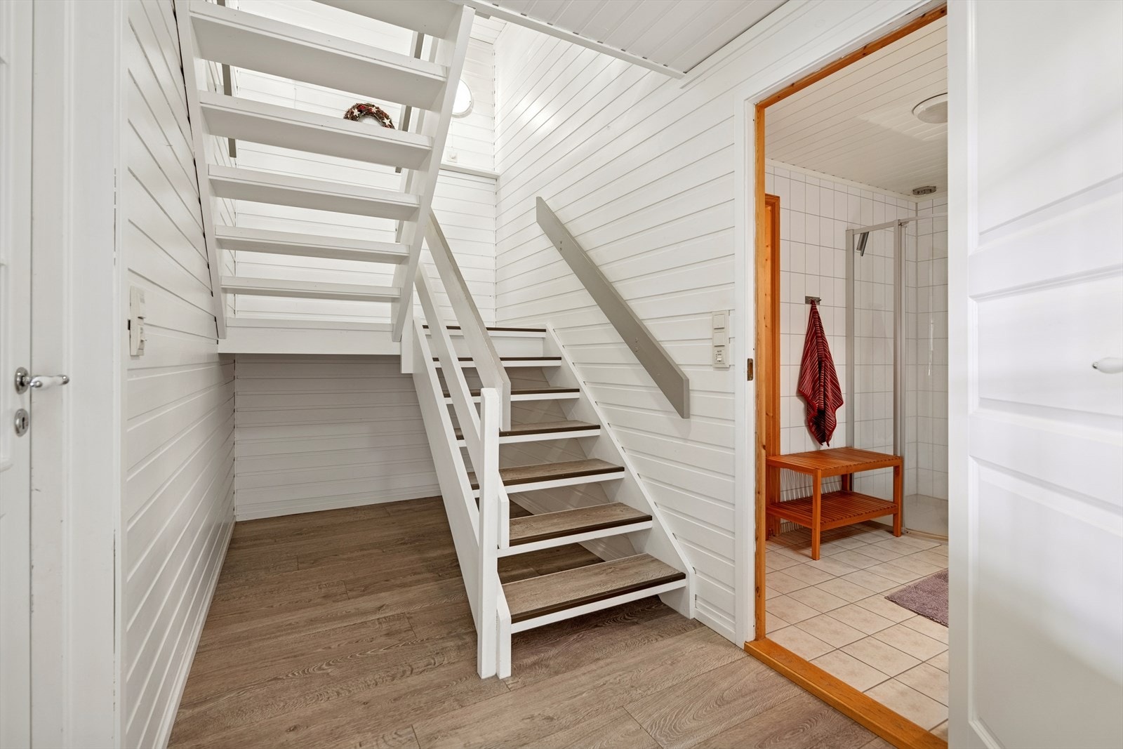 Trappegang i kjeller. Galleribilde