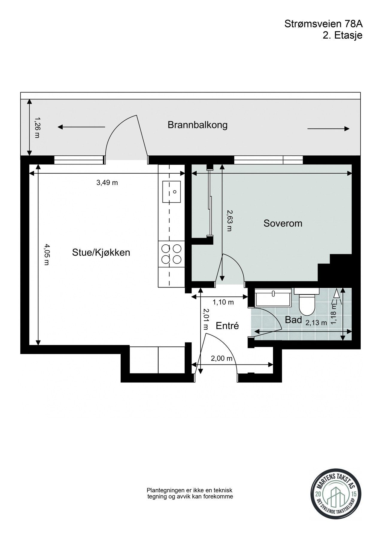Plantegning 3D Galleribilde