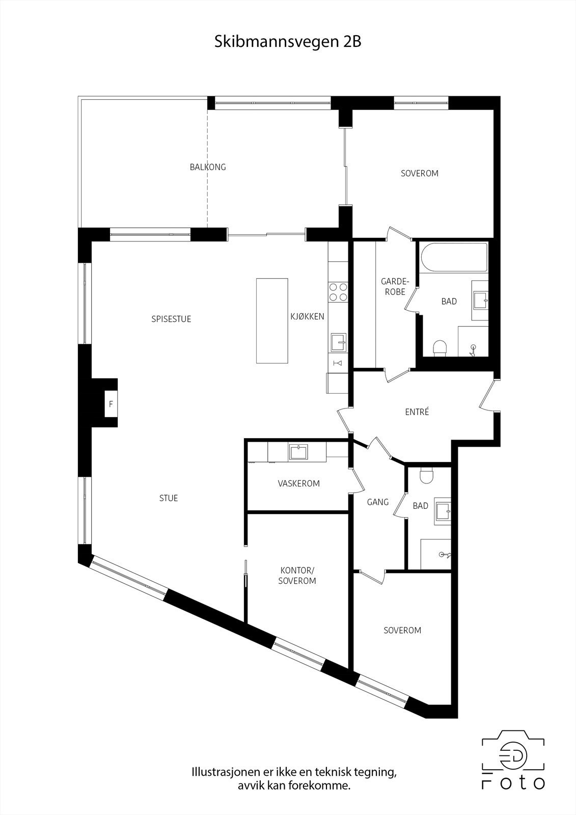 Plantegning Galleribilde