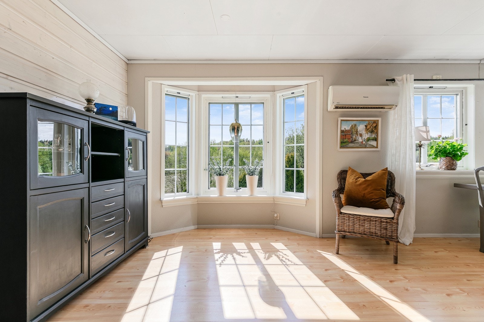 Varmepumpe i stue Galleribilde