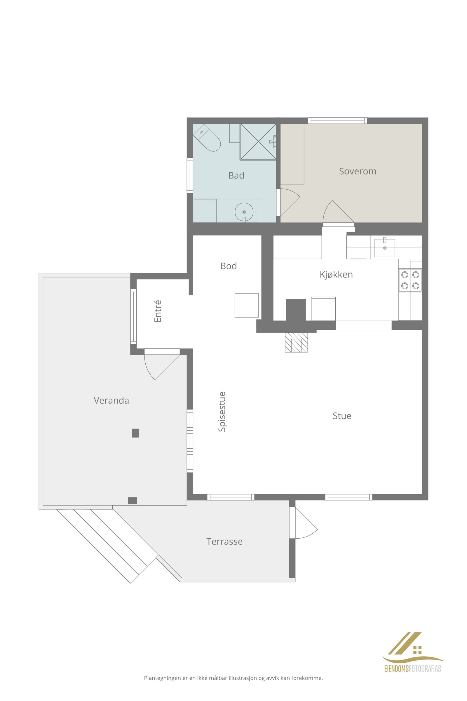 Plantegning Galleribilde